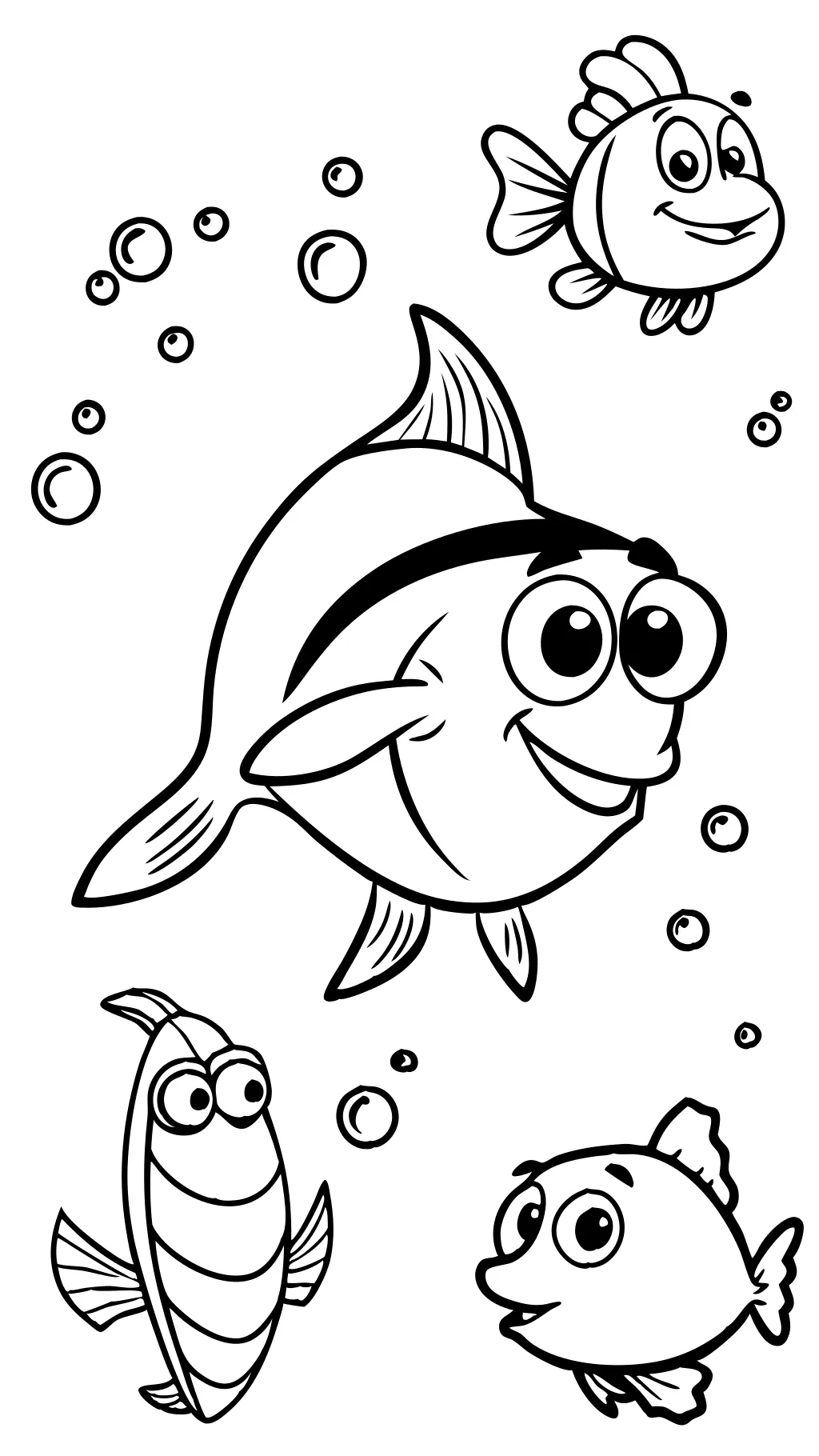 Trouver des coloriages Dory